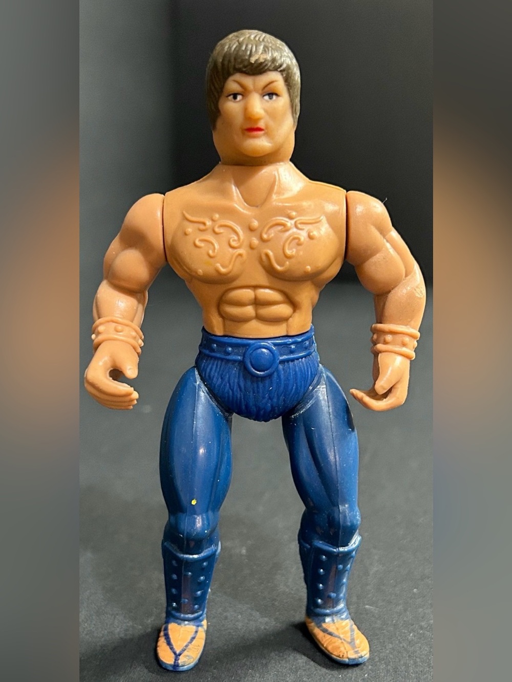 Vintage 1981 SOMA Fantasy World Karate Ninja Action Figure – Blue Pants Variant